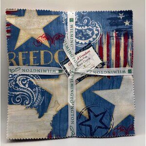 Color of Freedom By Wilmington Prints - 10 Karat Crystals / Layer Cake NEW